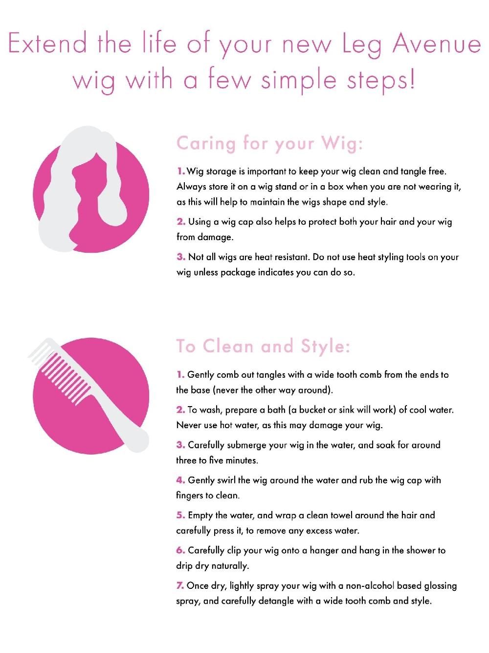 Leg Avenue 26" Curly Wig With Braid Blond