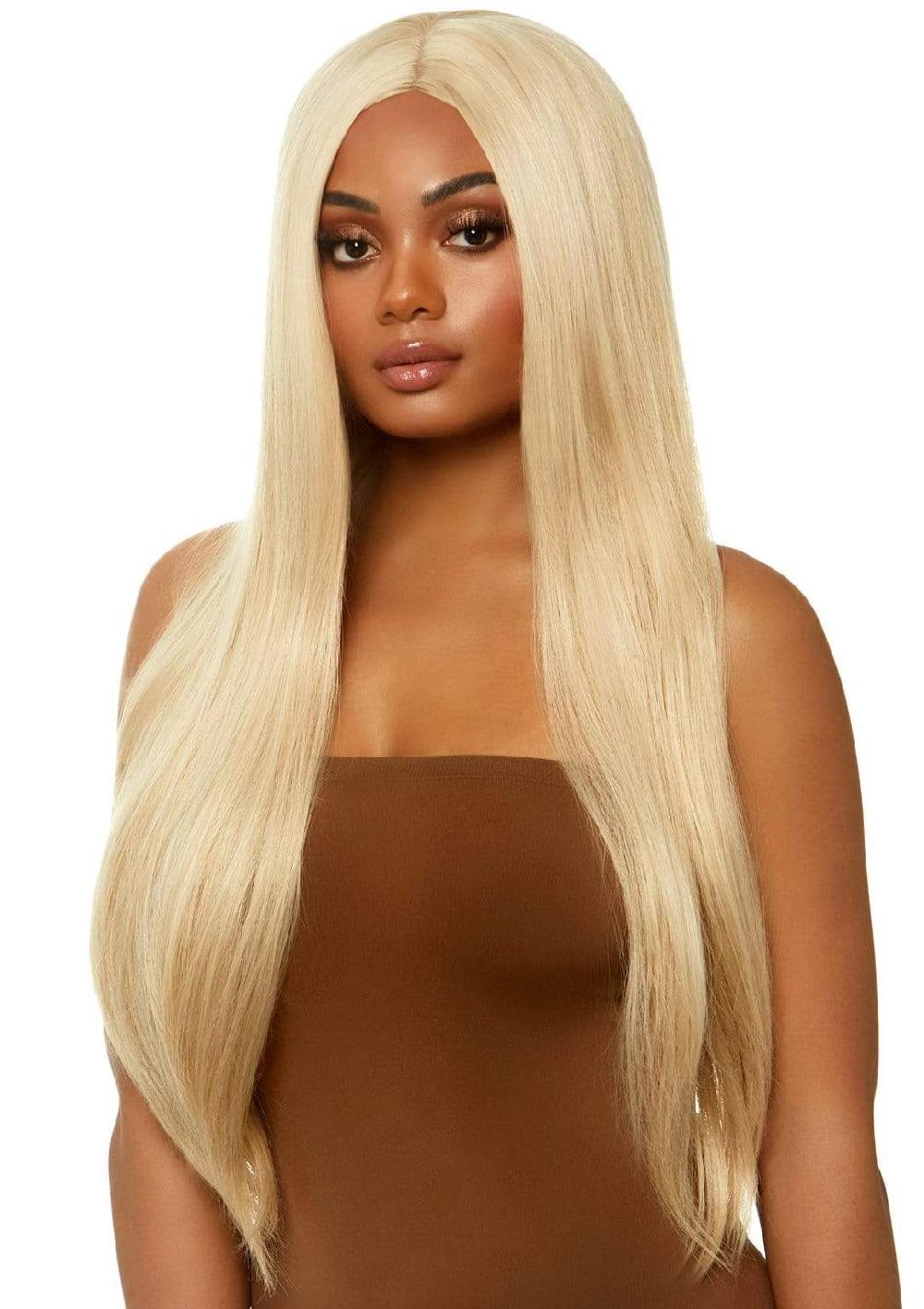 Leg Avenue 33" Long Straight Wig Black