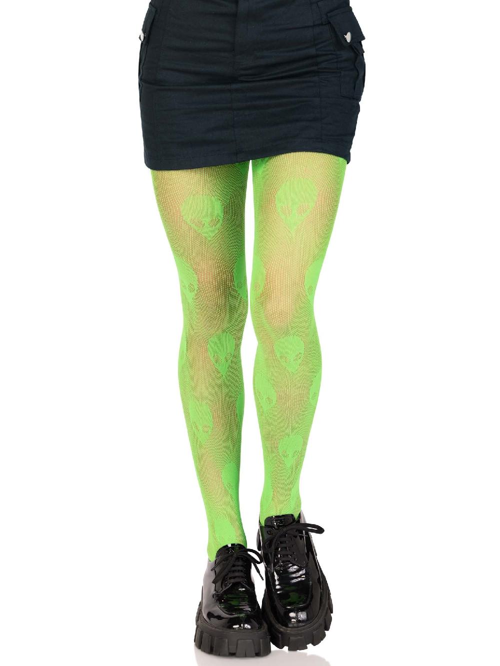 Leg Avenue Alien Net Tights Black