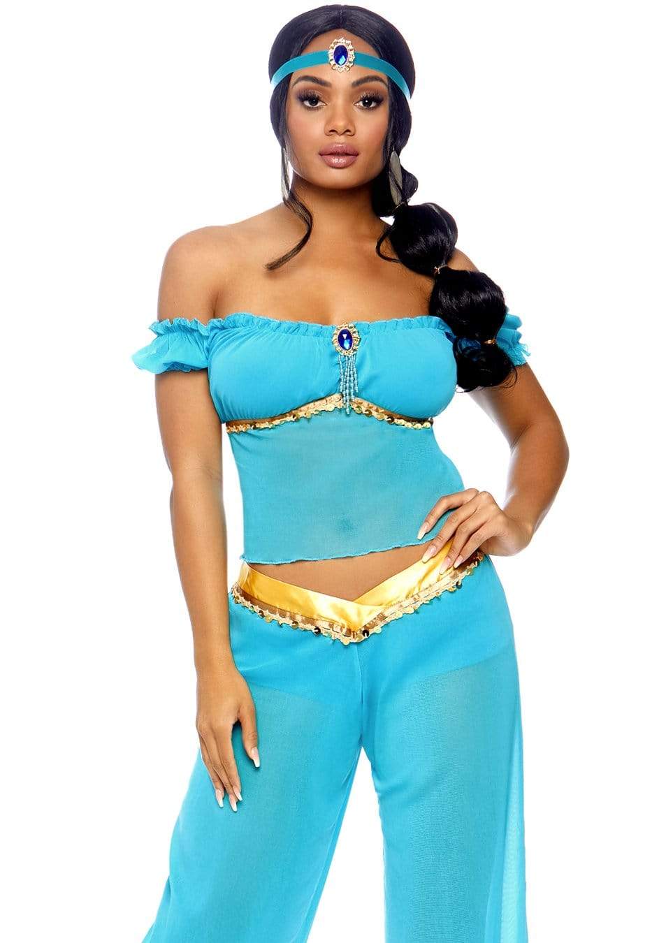 leg avenue Arabian Beauty Costume Turquoise