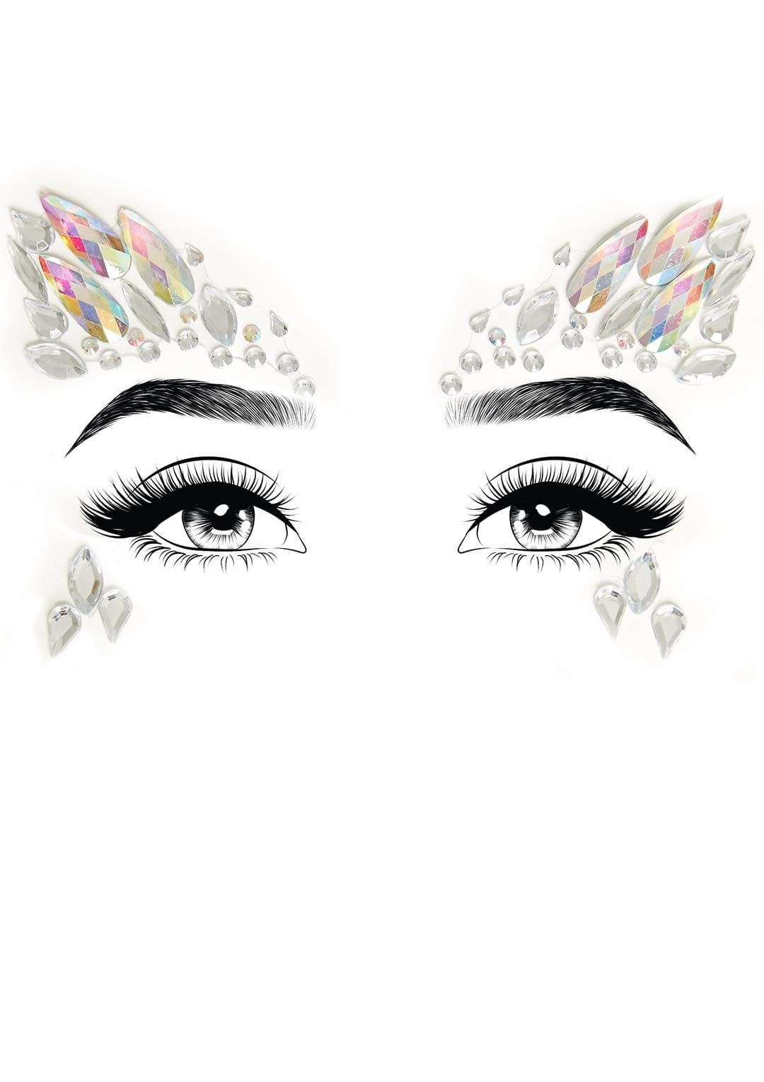 leg avenue Arista Jewels Sticker Multicolor