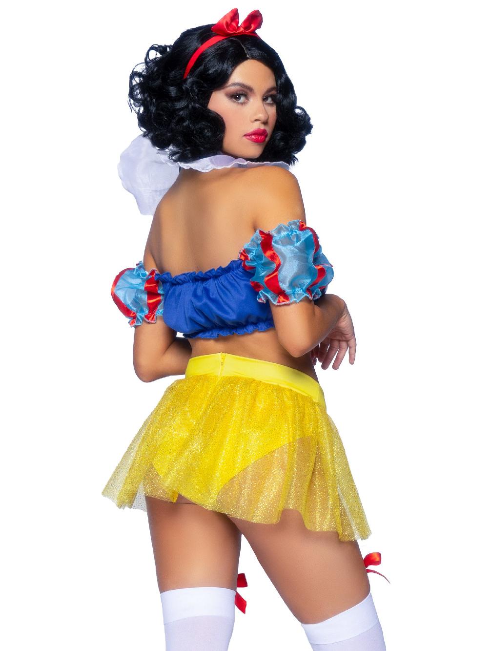 Leg Avenue Bad Apple Snow White Costume Yellow