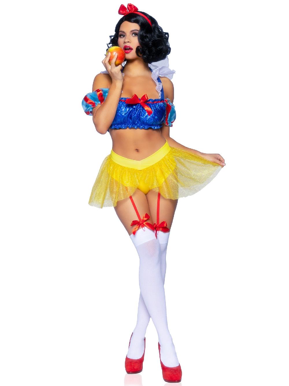 Leg Avenue Bad Apple Snow White Costume Yellow