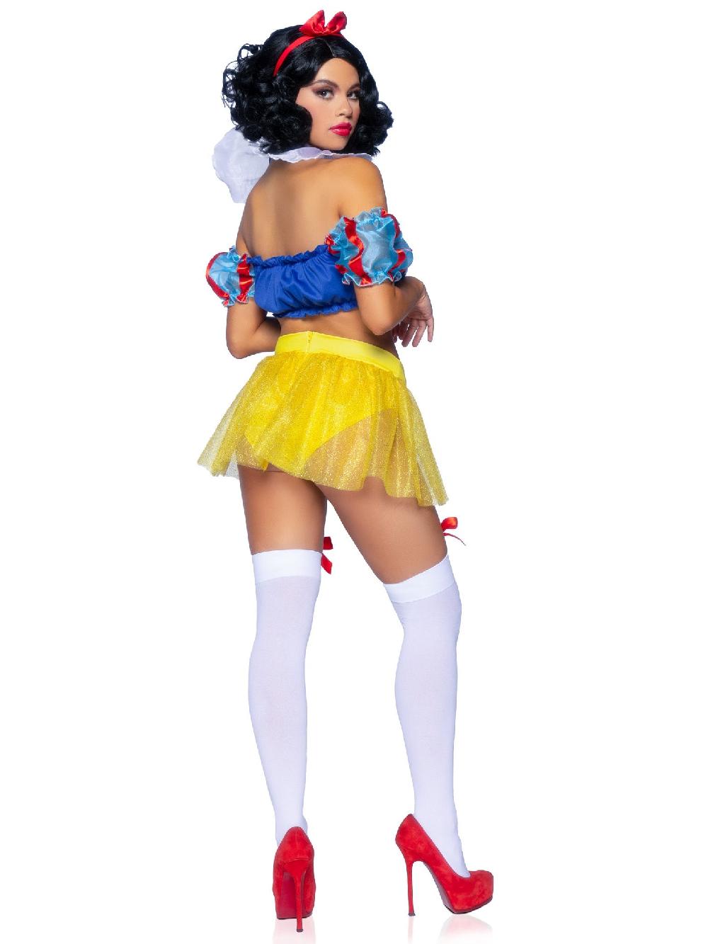 Leg Avenue Bad Apple Snow White Costume Yellow