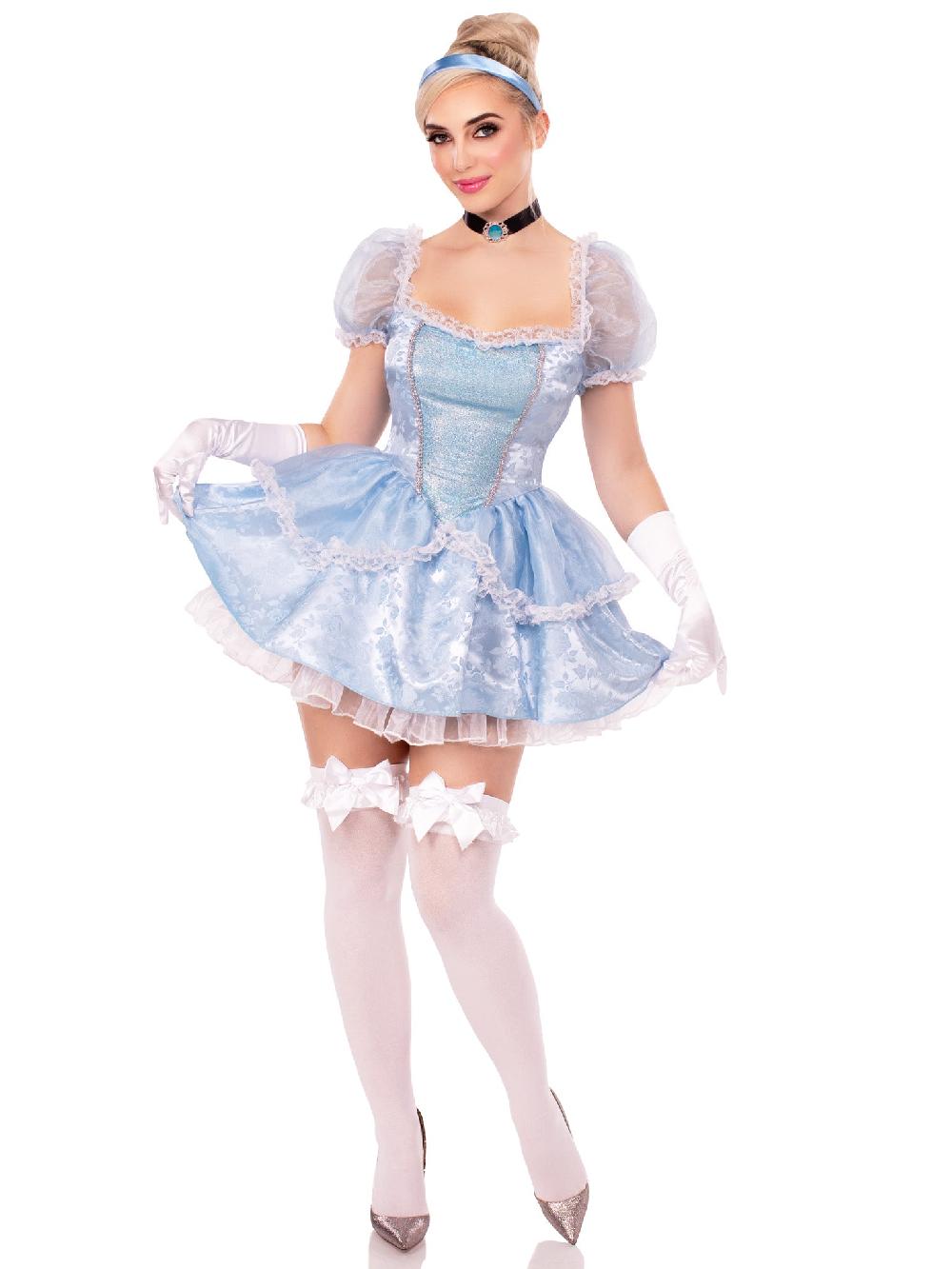 Leg Avenue Ballroom Babe Costume Blue
