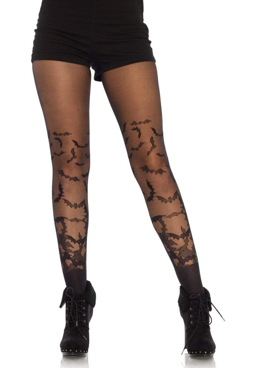 leg avenue Bat Wing Sheer Tights Black