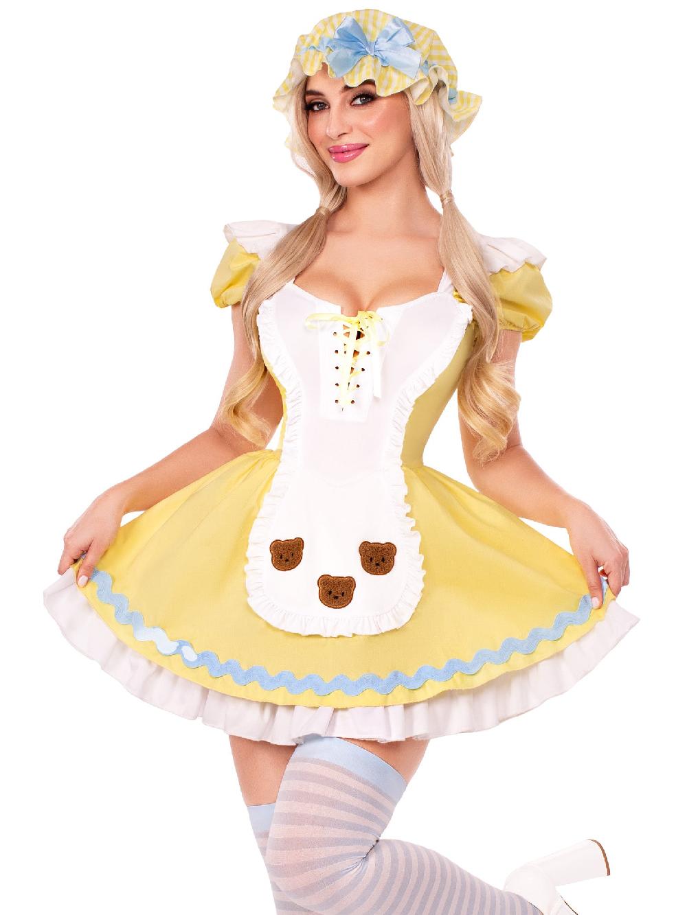 leg avenue Beary Cute Goldilocks Costume Yellow
