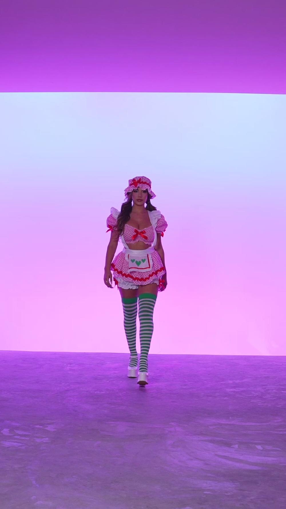 Leg Avenue Berry Babe Costume Pink