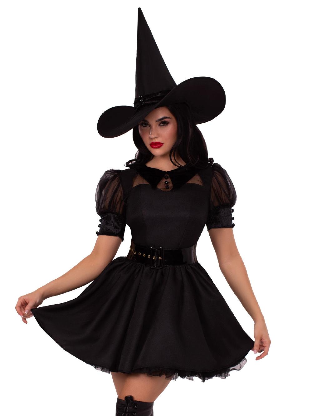 leg avenue Bewitching Witch Costume Black