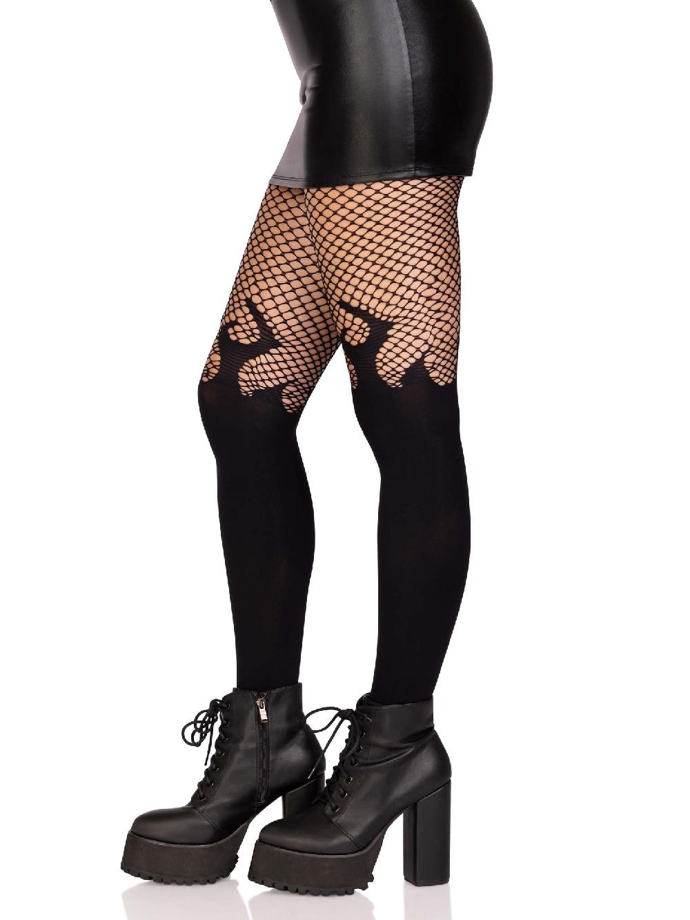 Leg Avenue Blaze Opaque Tights Black