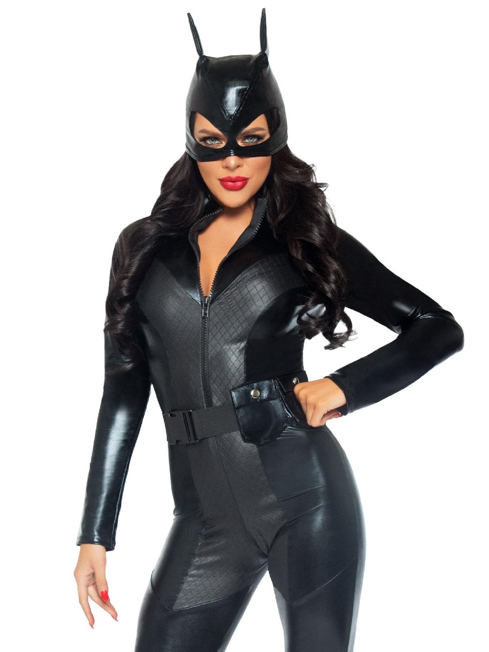leg avenue Captivating Crime Fighter Costume Black