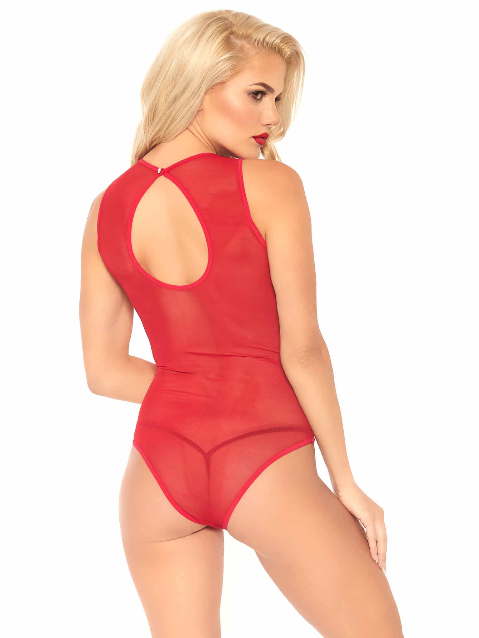 Leg Avenue Captured Romance Lace Bodysuit Black