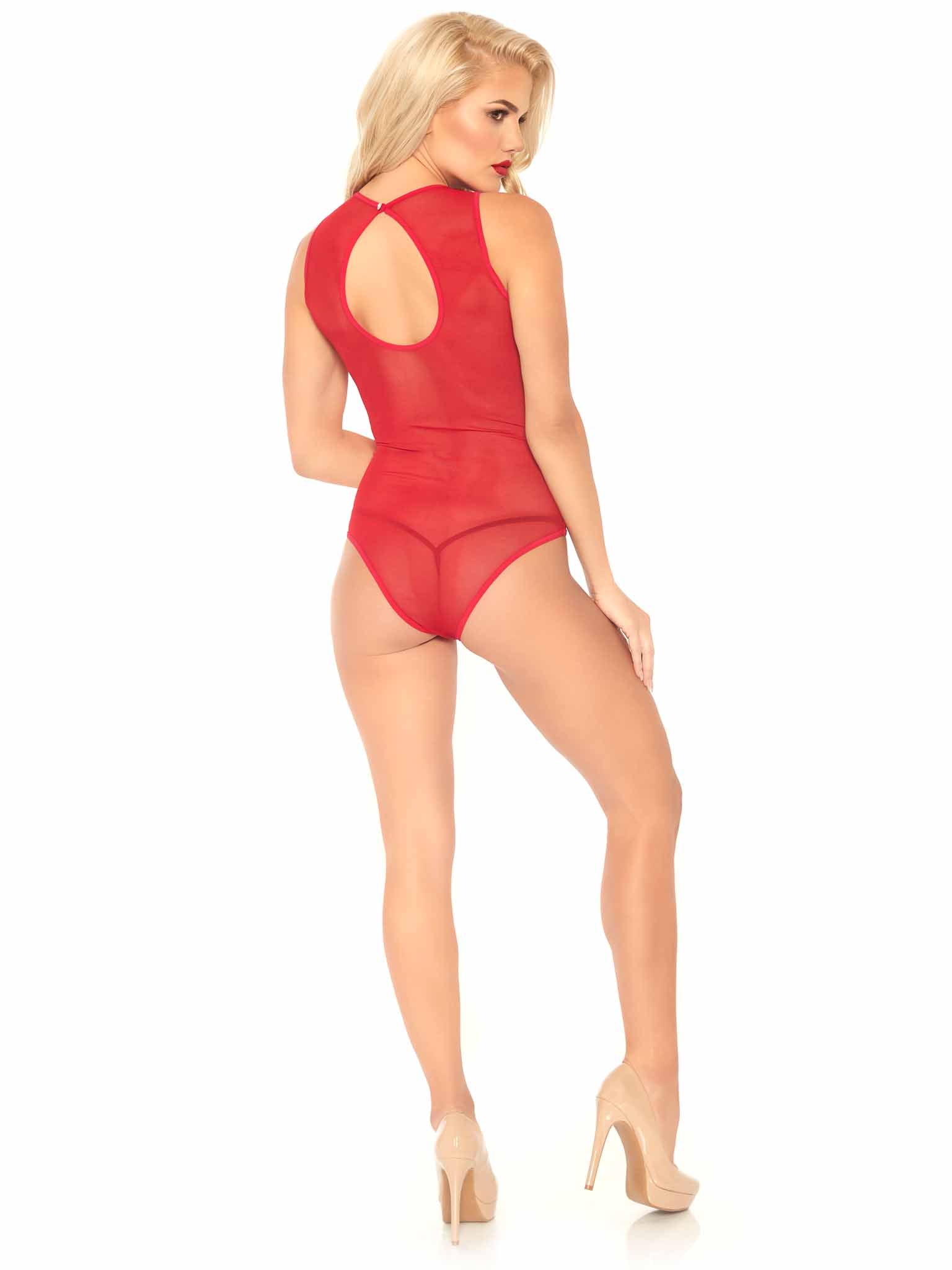 Leg Avenue Captured Romance Lace Bodysuit Black