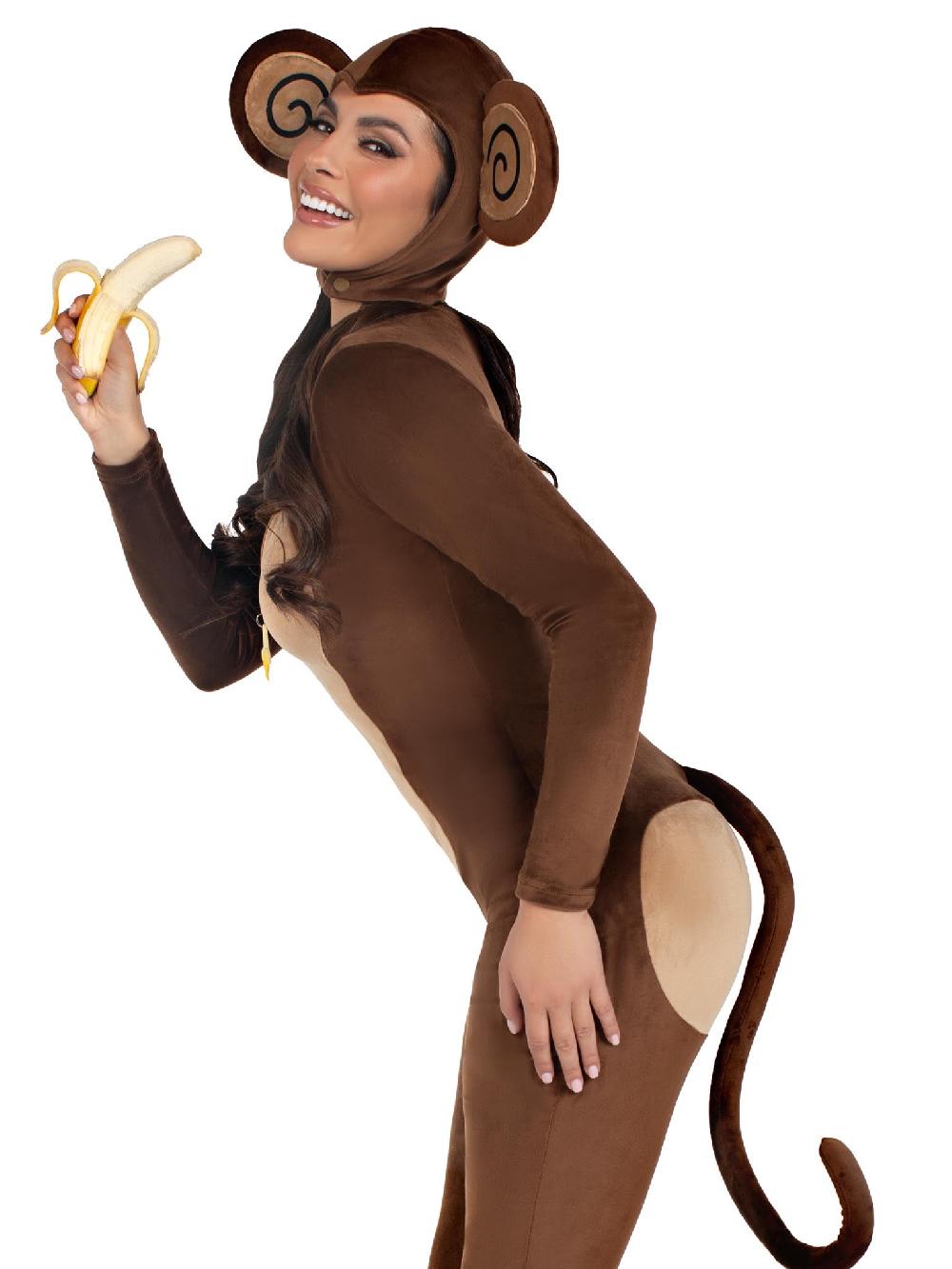 Leg Avenue Cheeky Monkey Costume Brown
