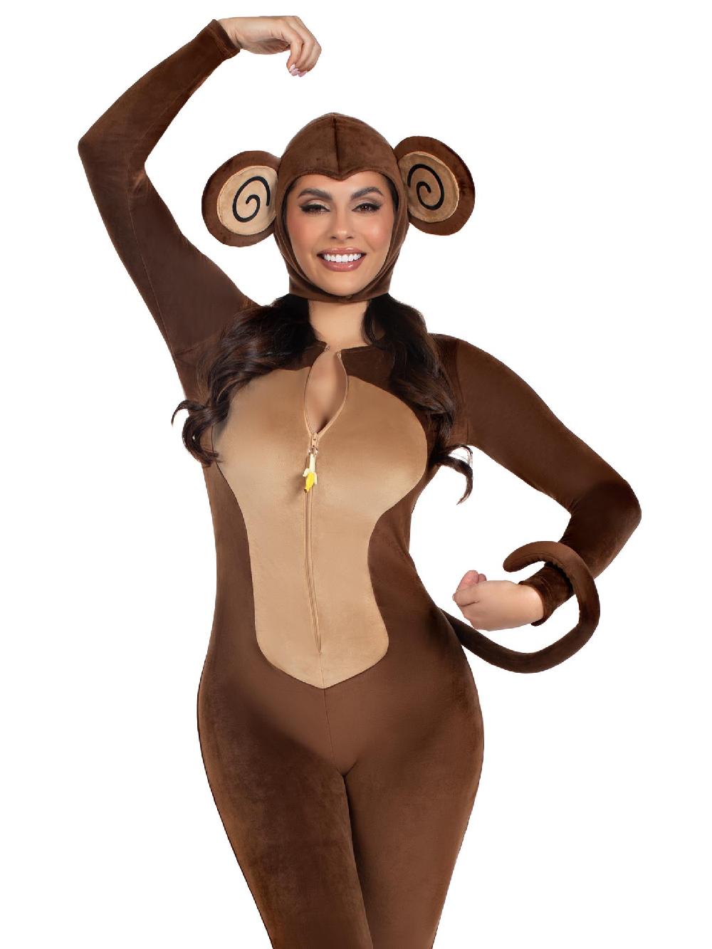 Leg Avenue Cheeky Monkey Costume Brown
