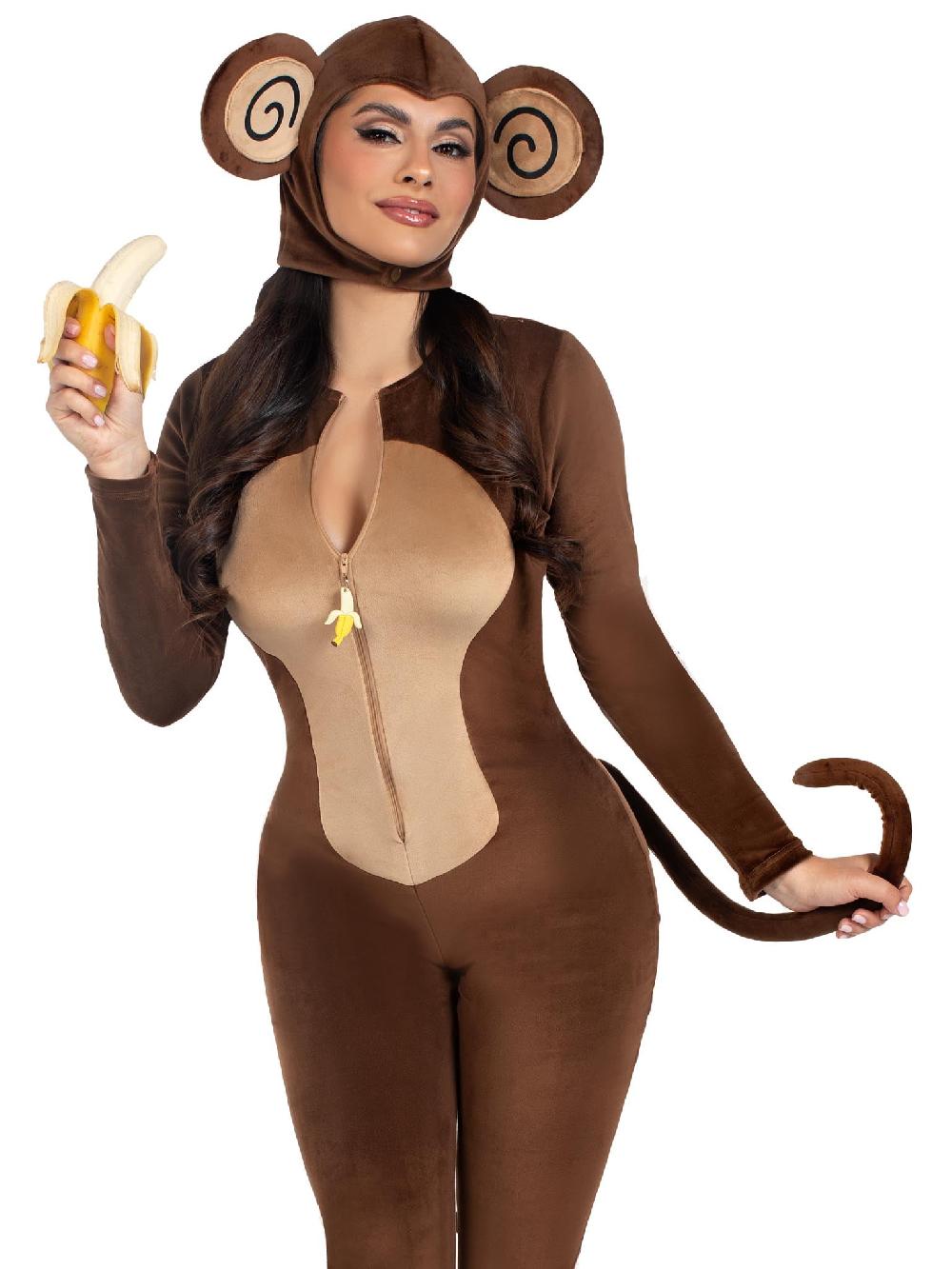 leg avenue Cheeky Monkey Costume Brown