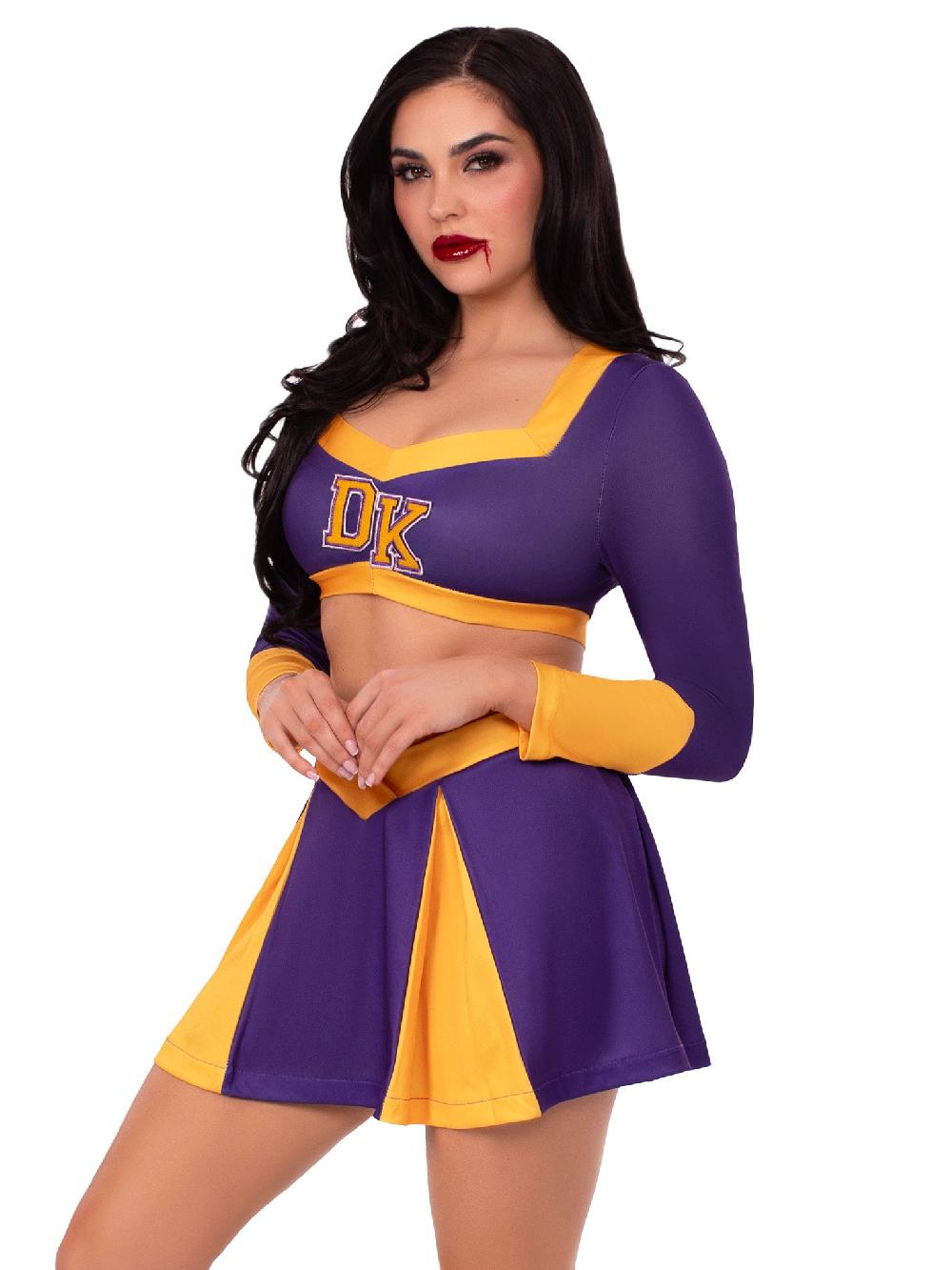 Leg Avenue Cheer Squad Slayer Costume Purple