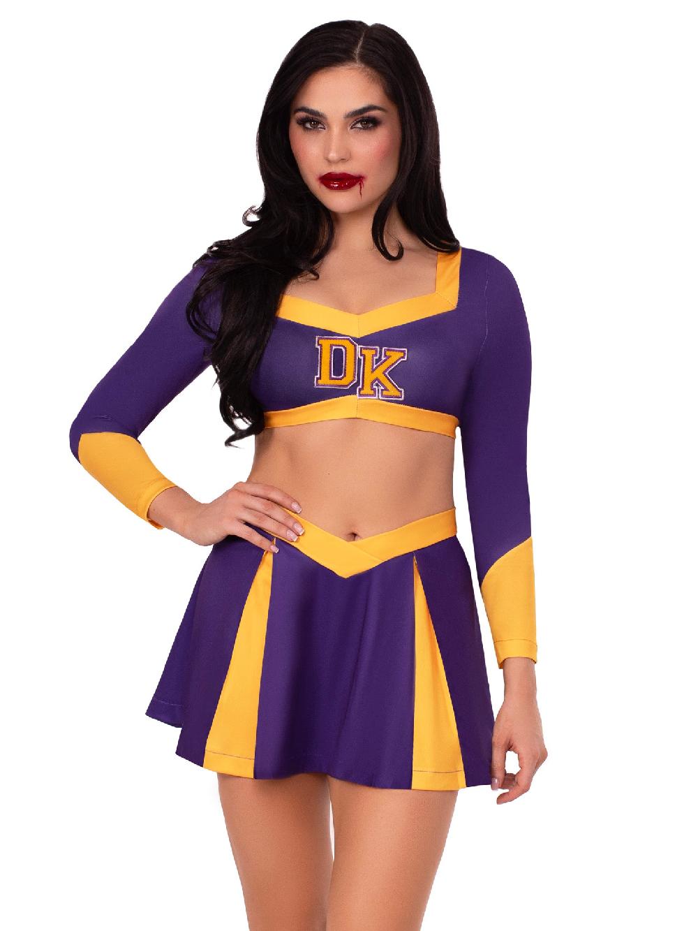 Leg Avenue Cheer Squad Slayer Costume Purple