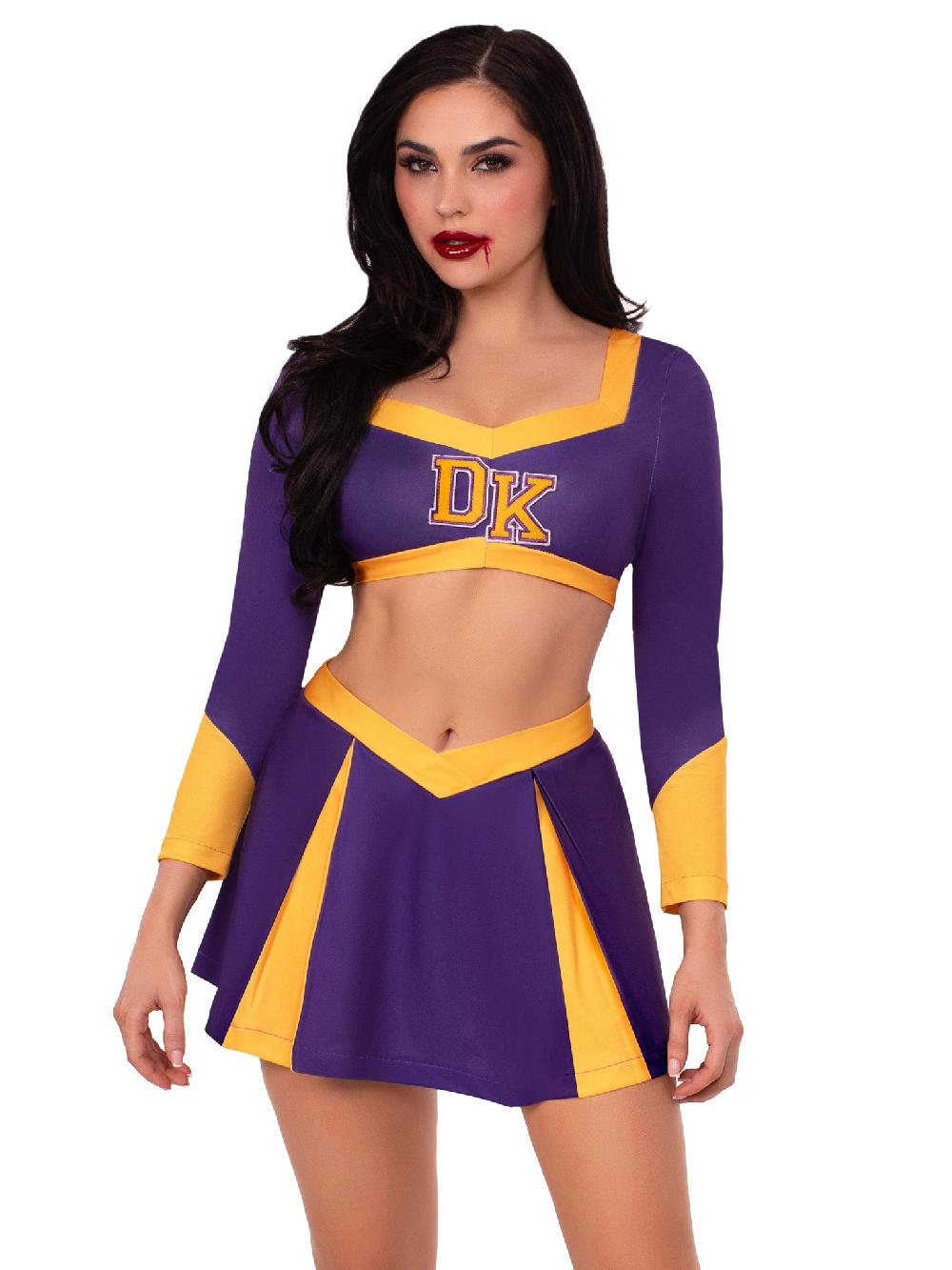 leg avenue Cheer Squad Slayer Costume Purple