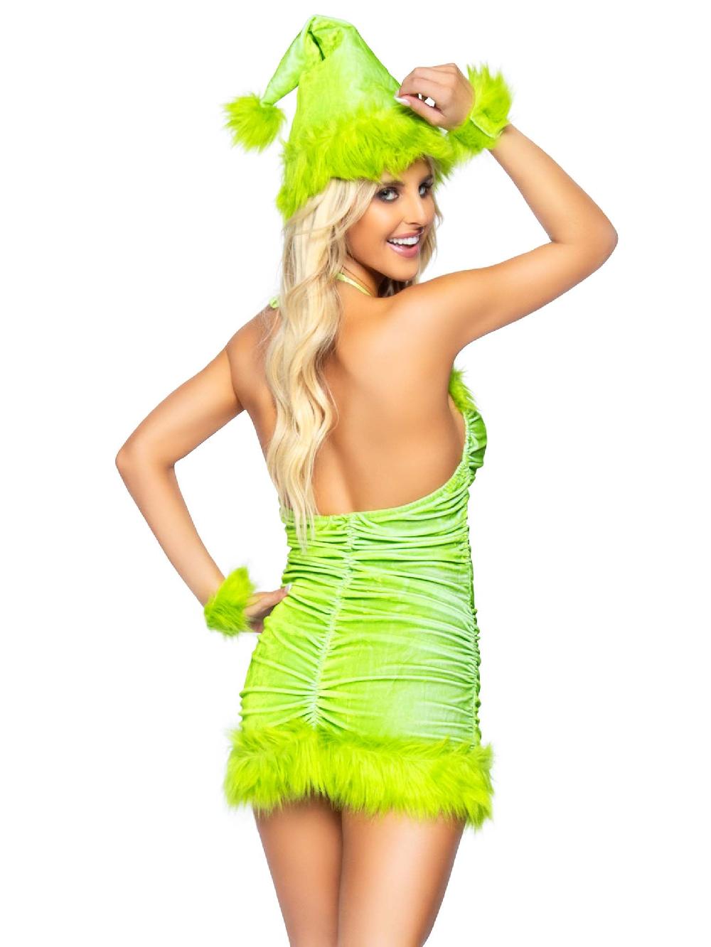 Leg Avenue Christmas Baddie Costume Green