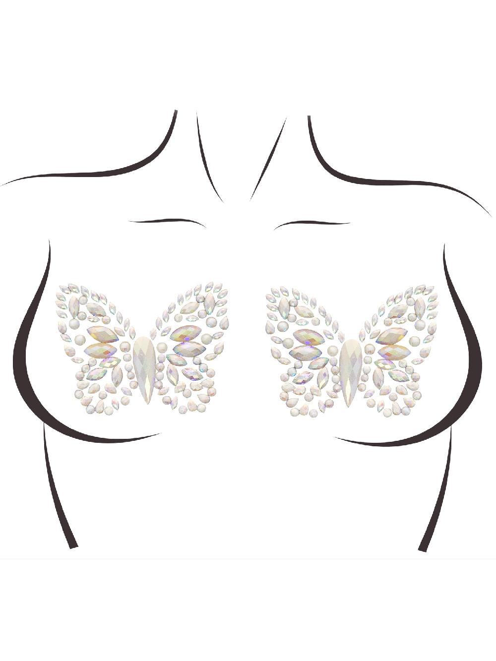 Leg Avenue Chrysalis Sticker Nipple Pasties Clear