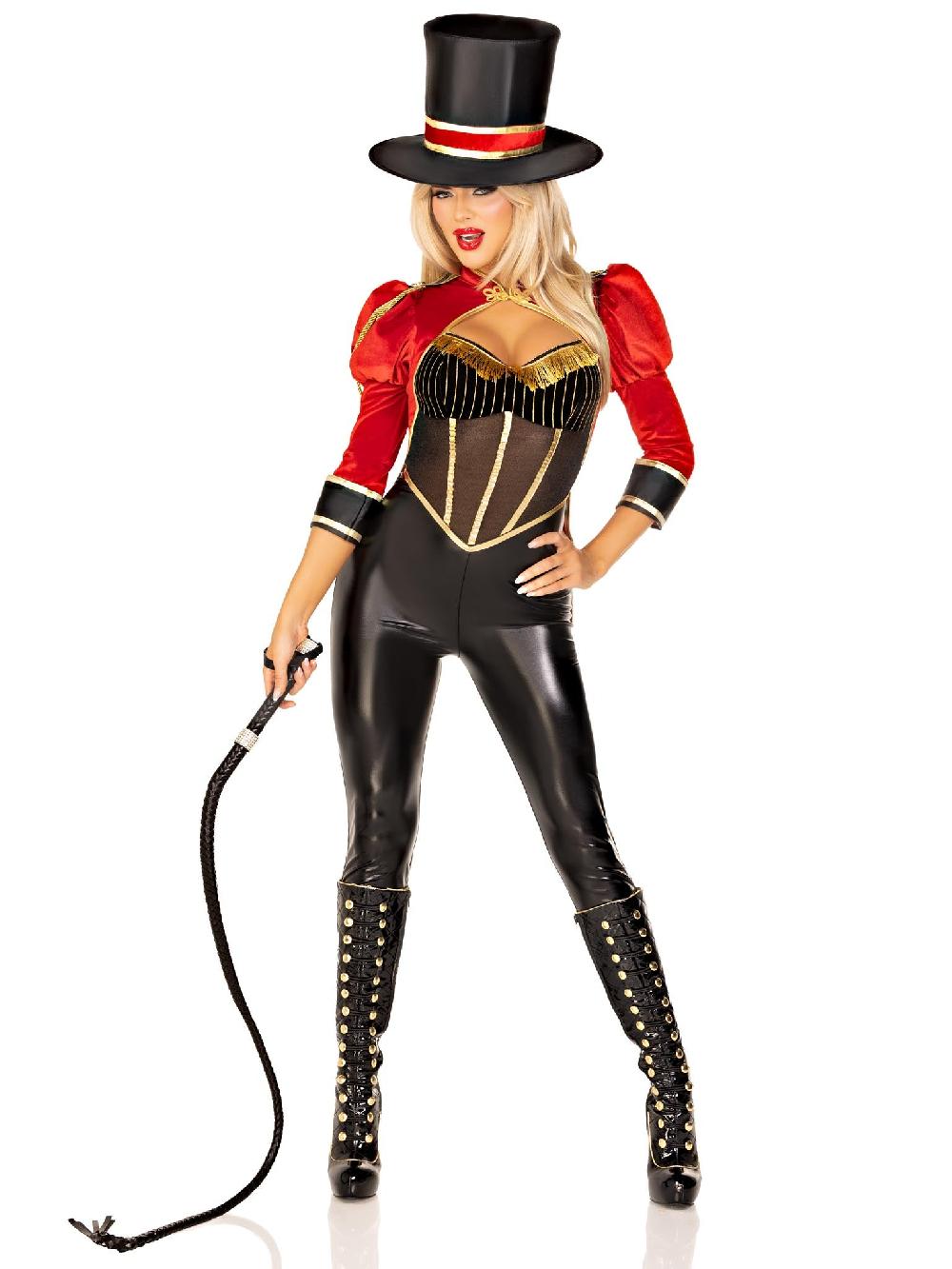 Leg Avenue Circus Ringmaster Costume Red/Black