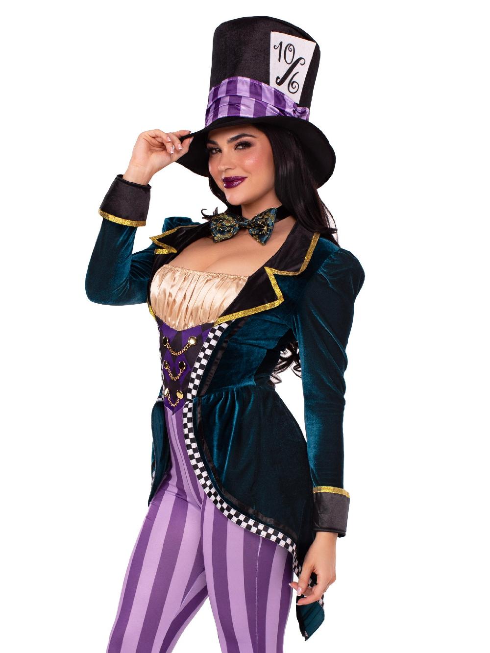 Leg Avenue Classic Mad Hatter Costume Multicolor