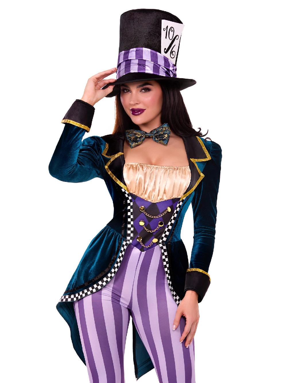 Leg Avenue Classic Mad Hatter Costume Multicolor