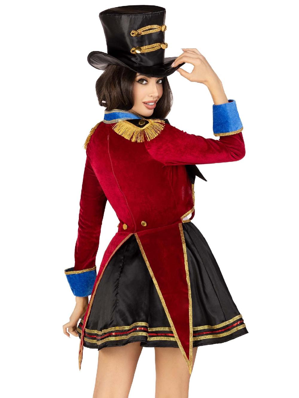 Leg Avenue Classic Ringmaster Costume Red/Black