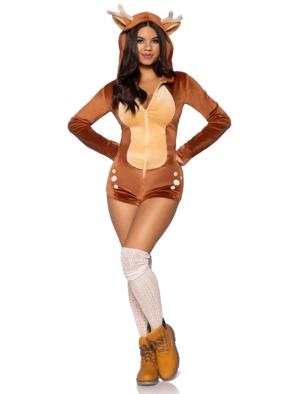 Leg Avenue Comfy Fawn Costume Brown