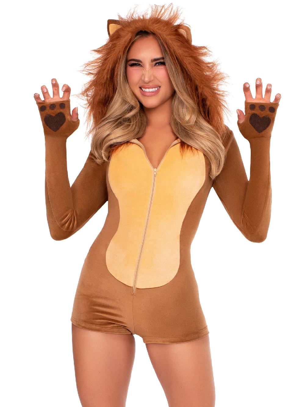 Leg Avenue Comfy Lion Costume Brown