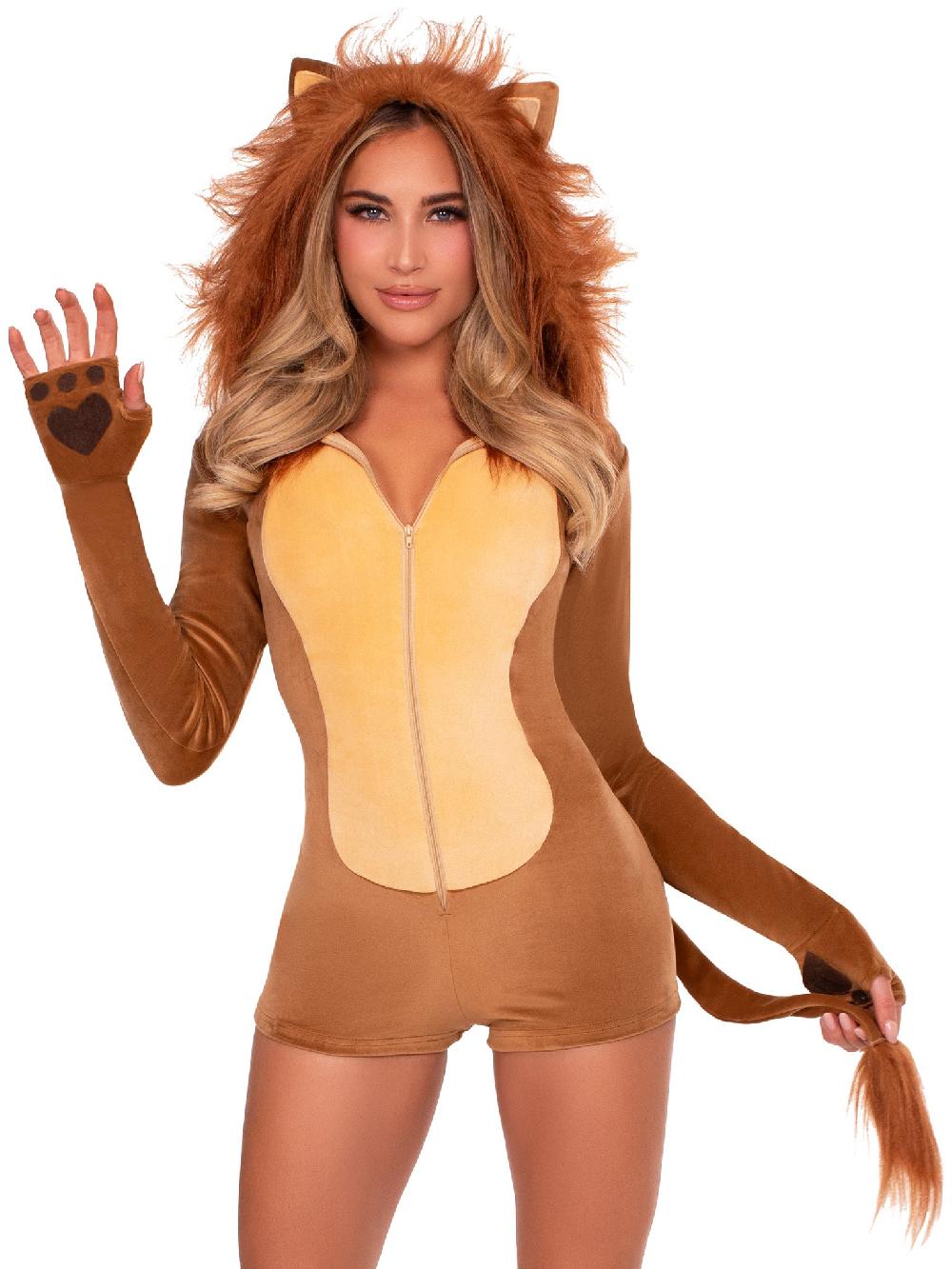 leg avenue Comfy Lion Costume Brown