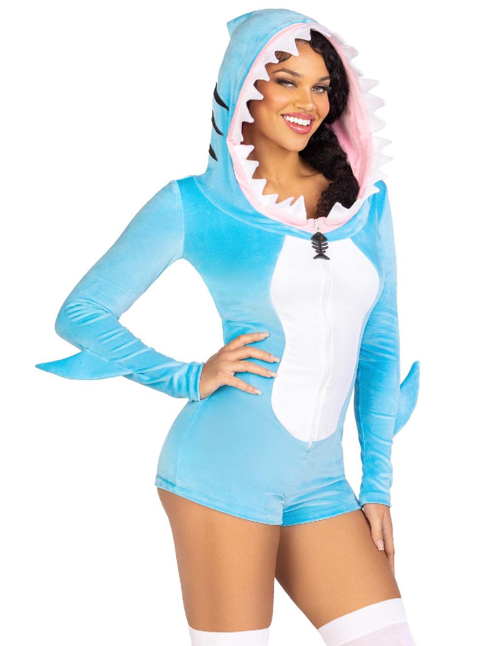 leg avenue Comfy Shark Costume Blue