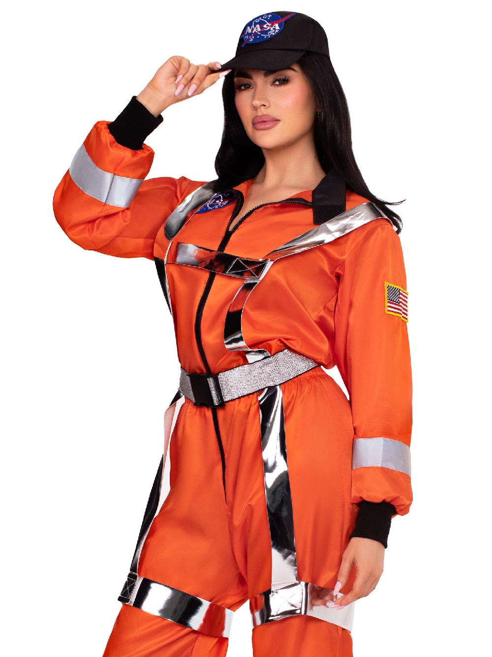 Leg Avenue Cosmic Astronaut Costume Orange