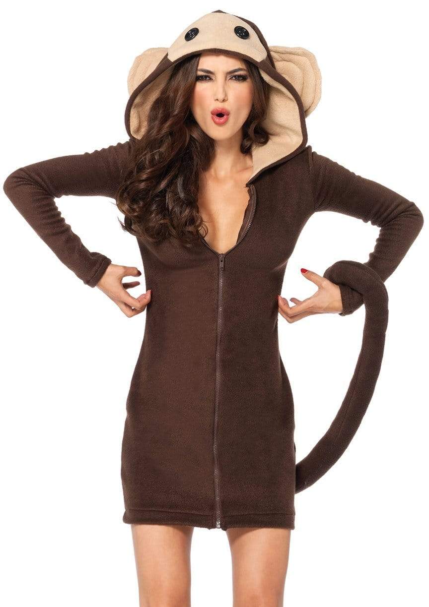 leg avenue Cozy Monkey Costume Brown
