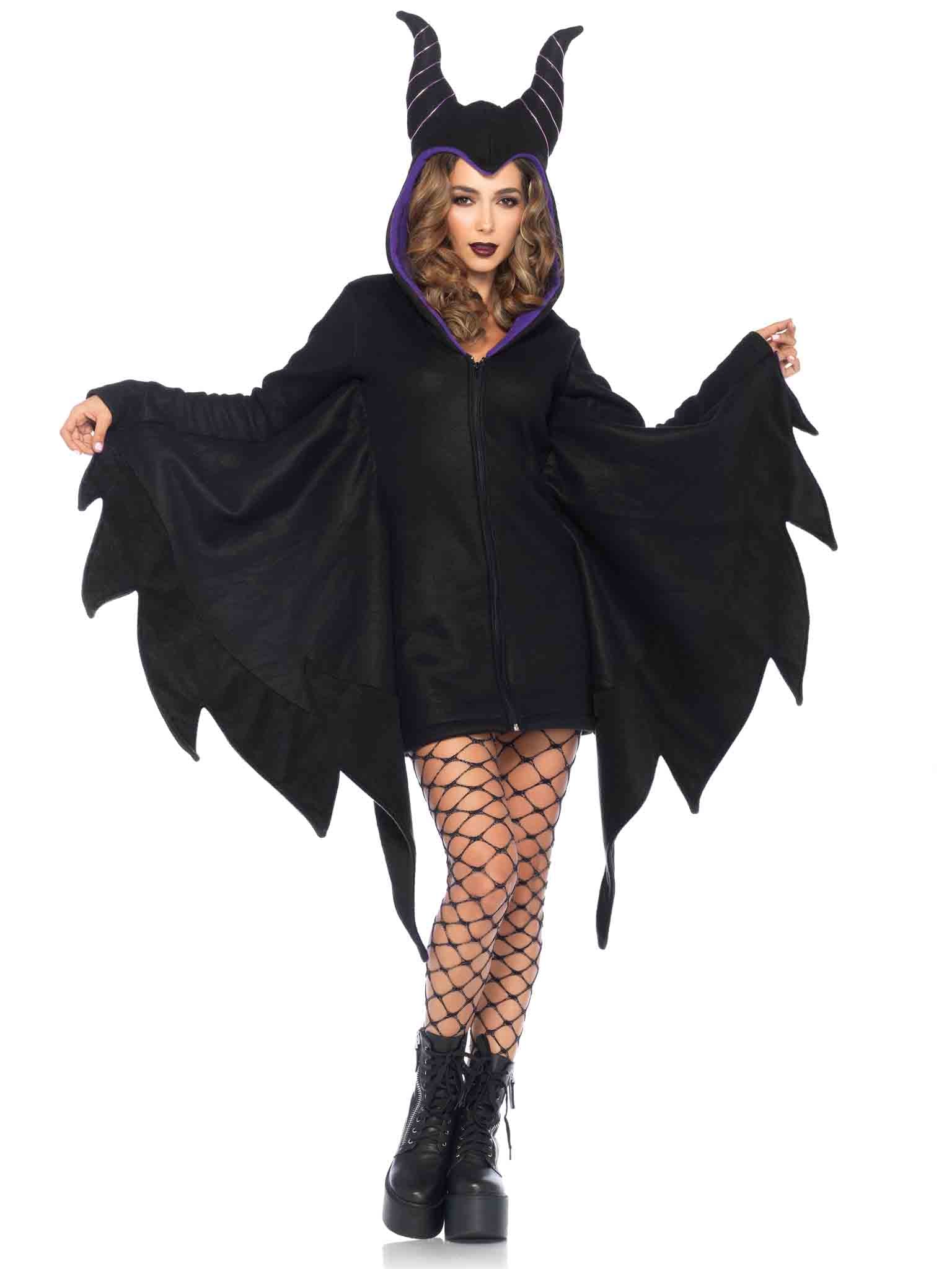 Leg Avenue Cozy Villain Costume Black