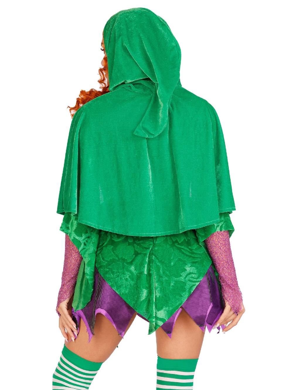 Leg Avenue Crafty Spellcaster Costume Purple/Green