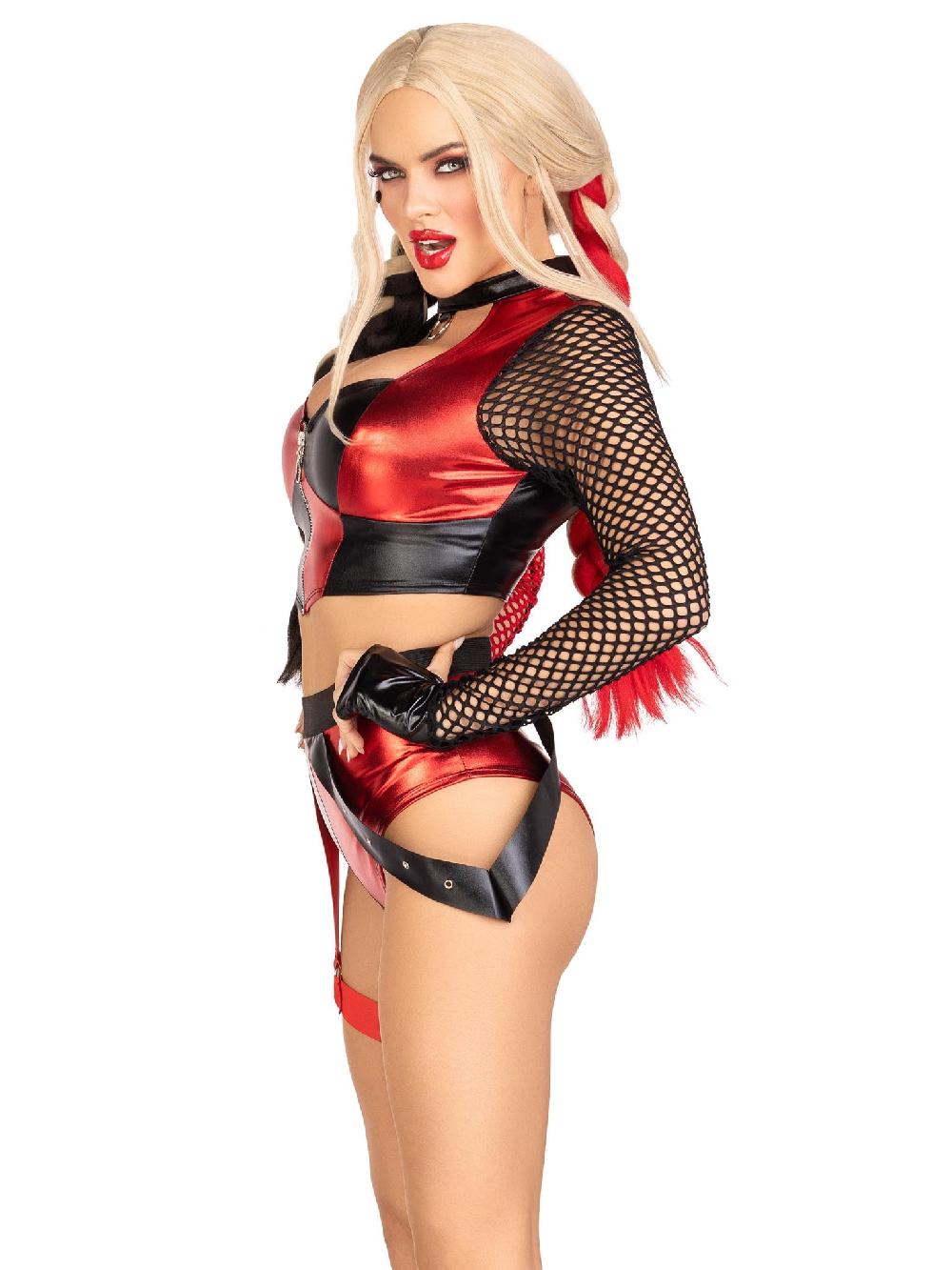 Leg Avenue Crime Spree Sweetie Costume Red/Black
