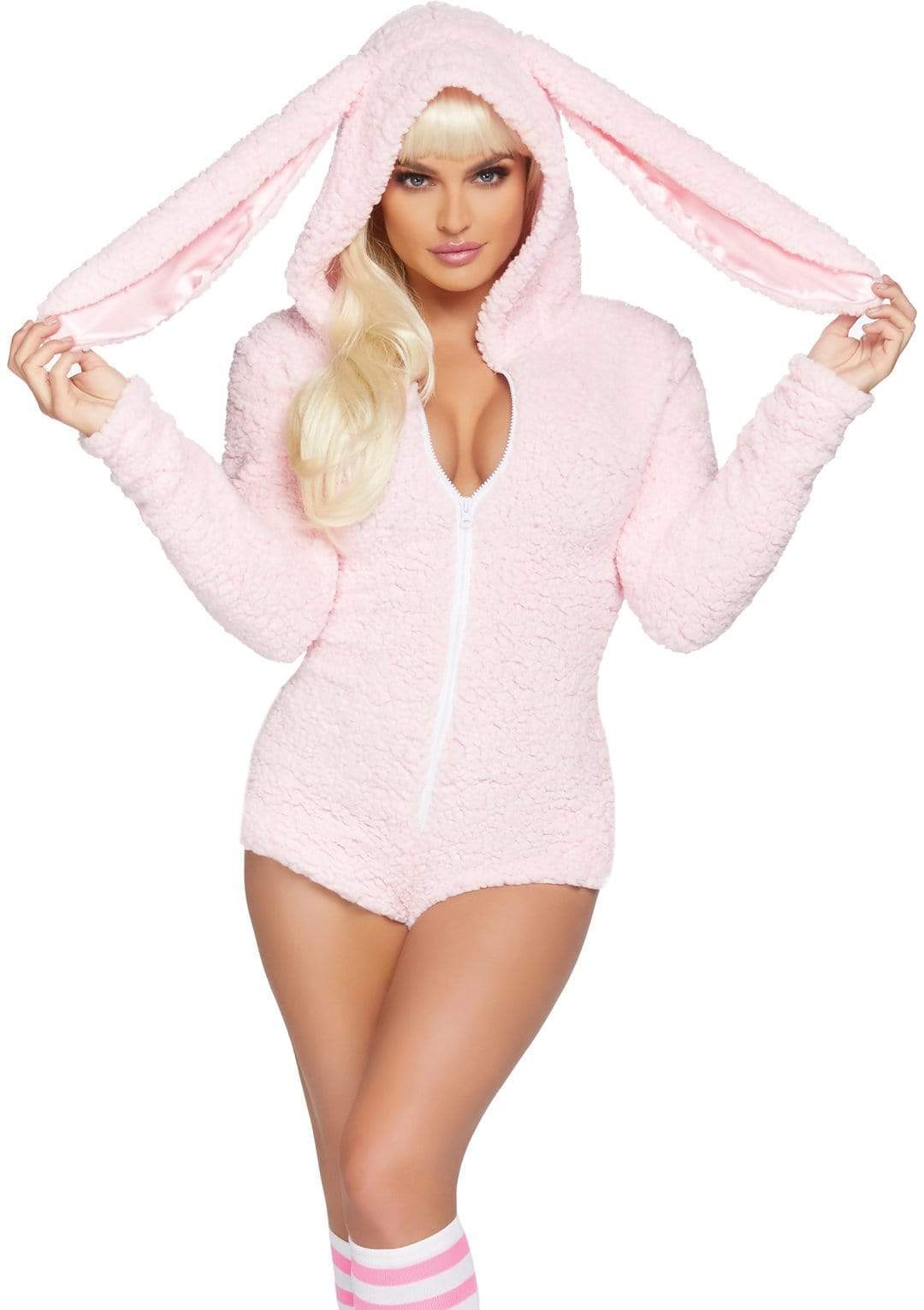 leg avenue Cuddle Bunny Costume Pink