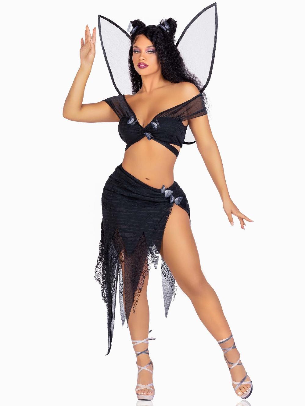 Leg Avenue Dark Fairy Costume Black
