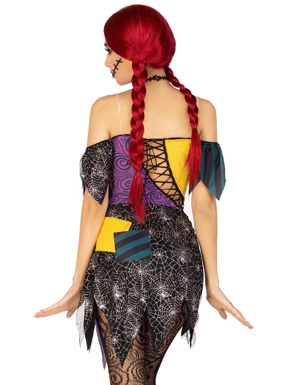 Leg Avenue Darling Rag Doll Costume Yellow/Purple