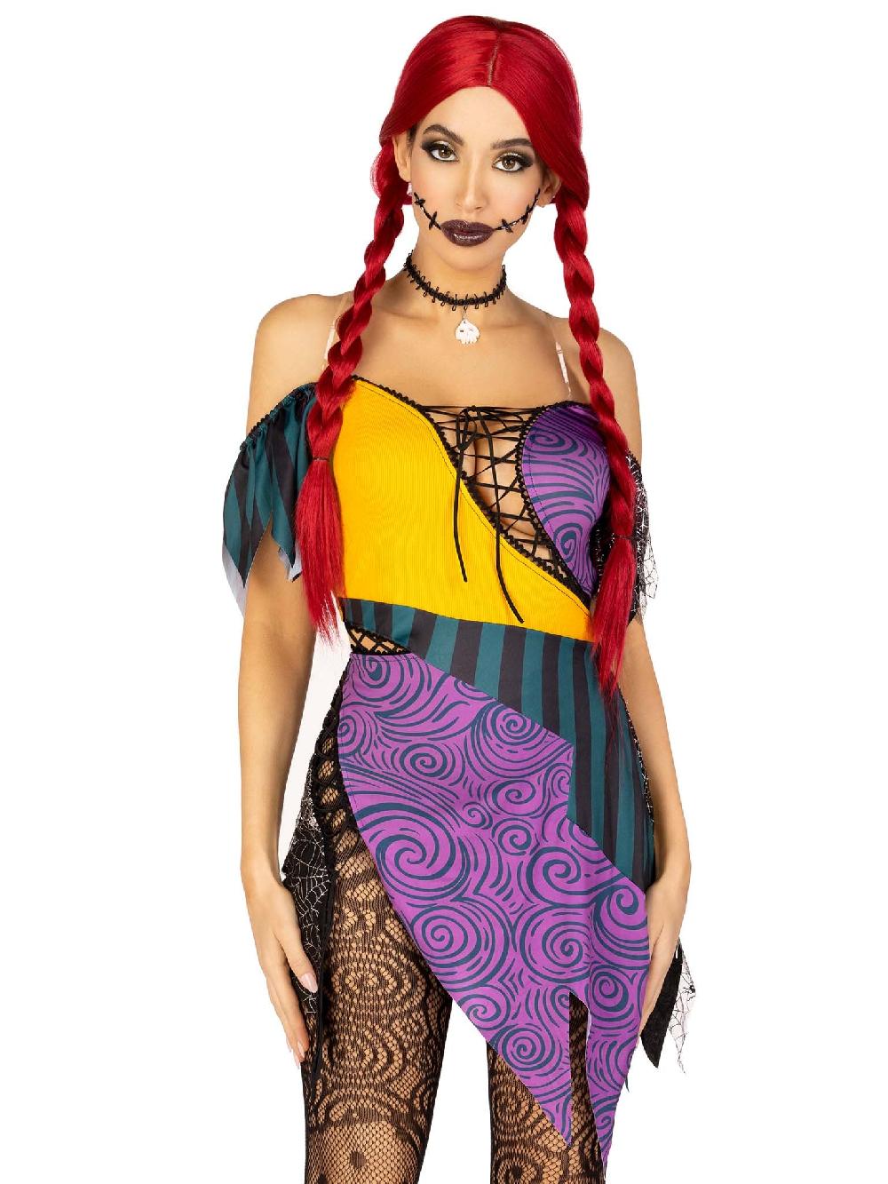 leg avenue Darling Rag Doll Costume Yellow/Purple