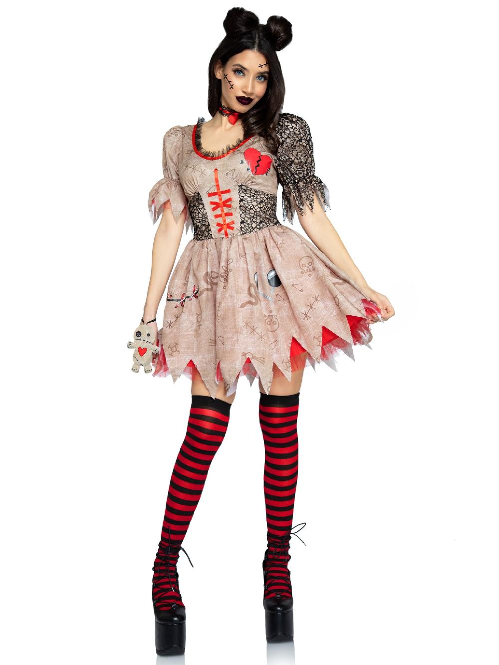 Leg Avenue Deadly Voodoo Doll Costume Brown