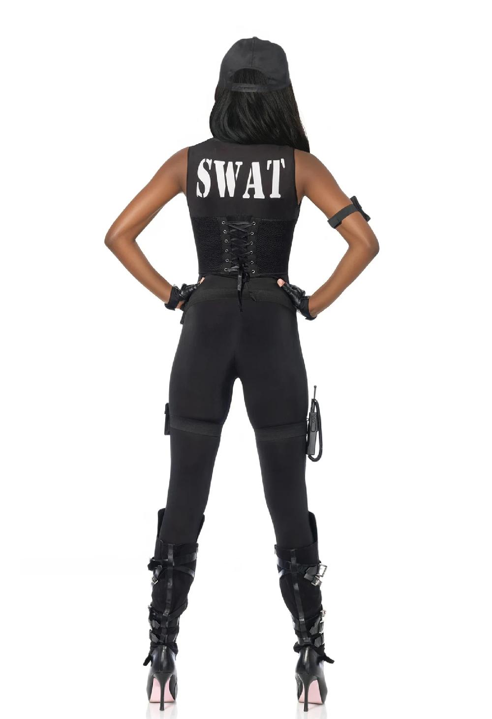 Leg Avenue Deluxe SWAT Commander Costume Black