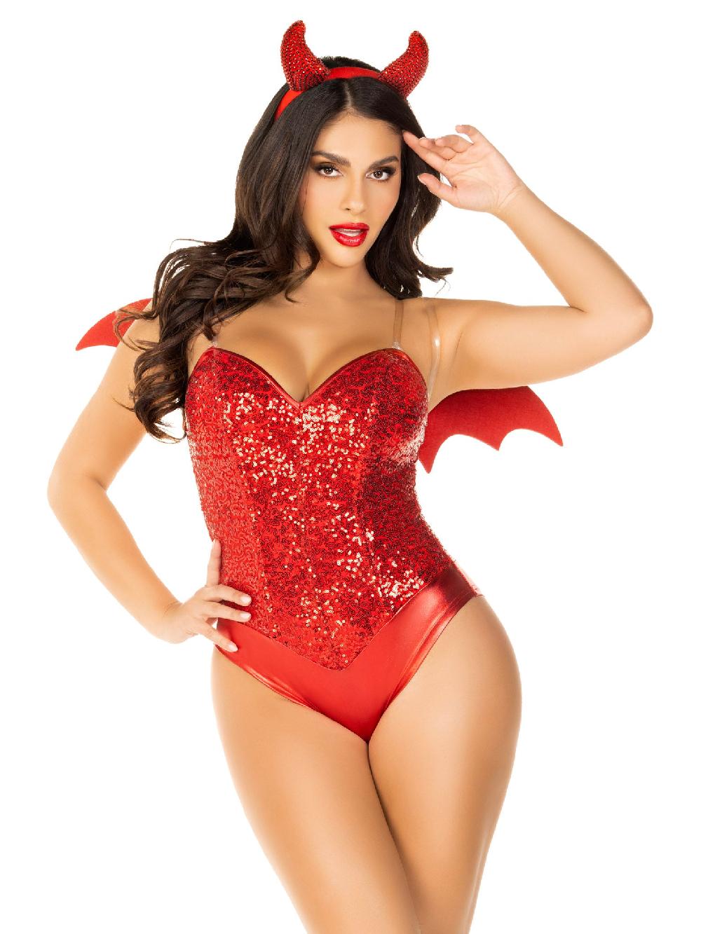 Leg Avenue Devil Costume Kit Red