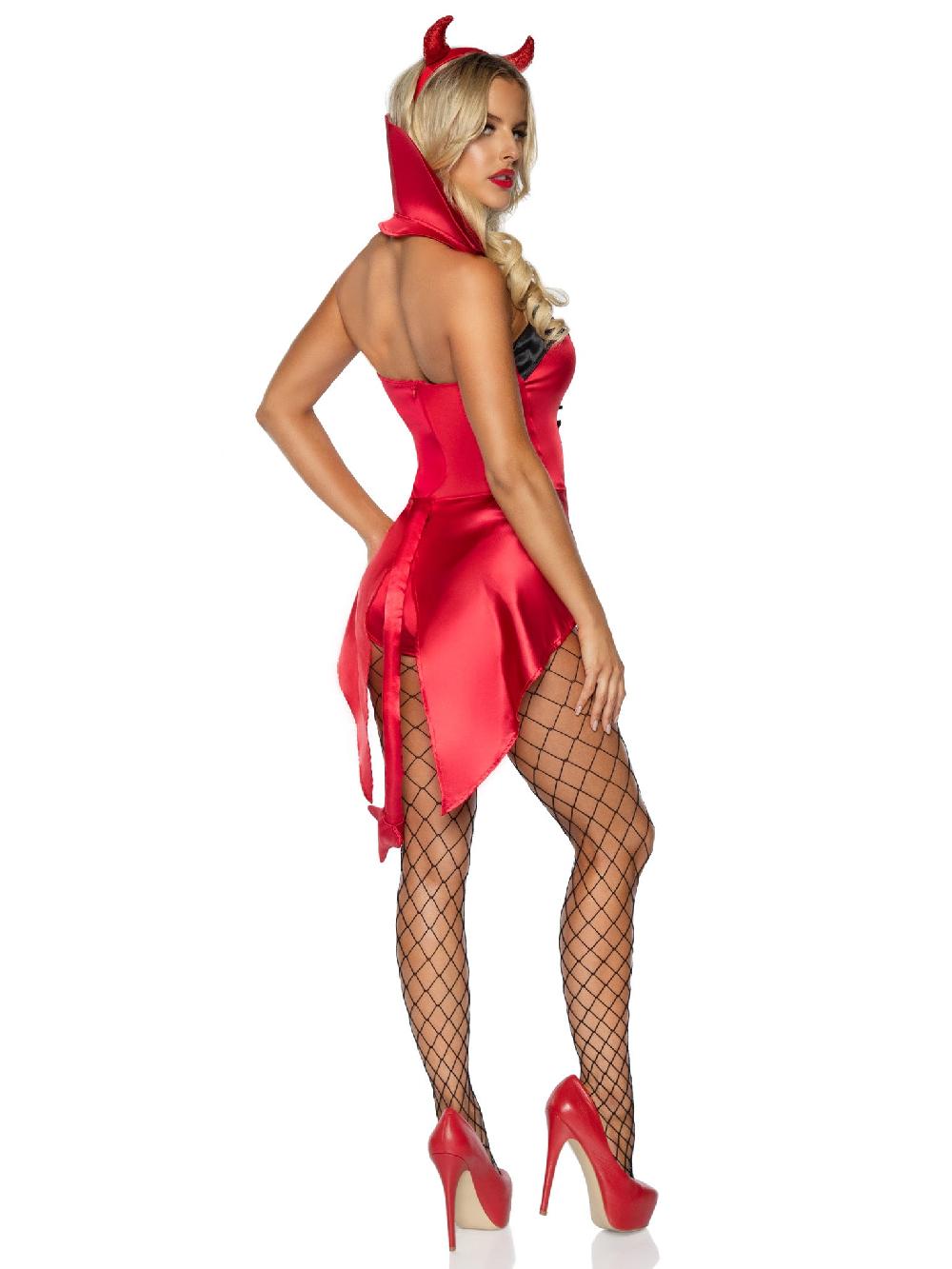 Leg Avenue Devilish Darling Devil Costume Red