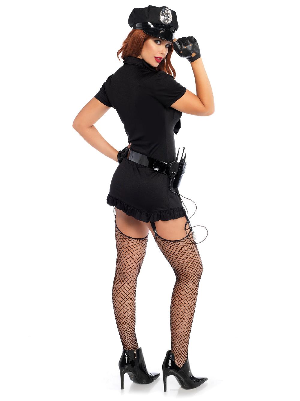 Leg Avenue Dirty Cop Costume Black