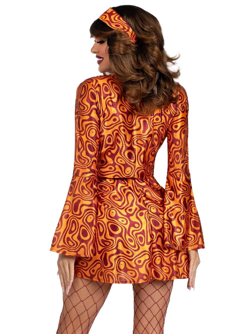 Leg Avenue Disco Doll Costume Orange