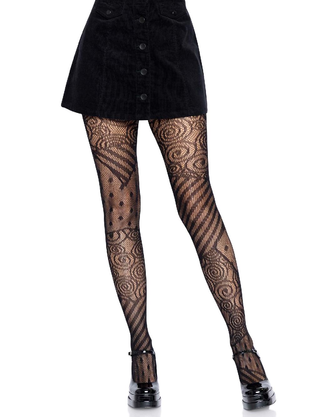 leg avenue Doll Net Tights Black