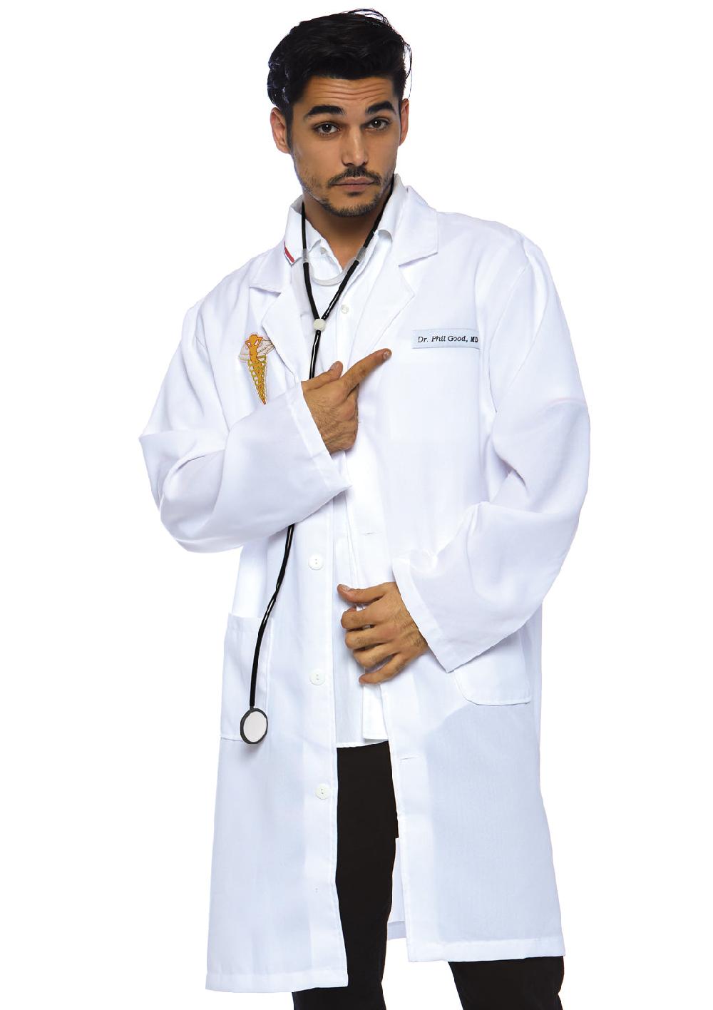 leg avenue Dr. Phil Good Doctor Costume Set White